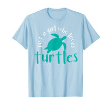 Load image into Gallery viewer, Funny shirts V-neck Tank top Hoodie sweatshirt usa uk au ca gifts for Turtle For Girls Who Love Turtles Gift Diving Ocean Present T-Shirt 178751
