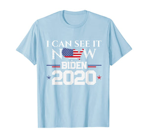 Funny shirts V-neck Tank top Hoodie sweatshirt usa uk au ca gifts for Vote Joe Biden I Can See It Now 2020 Election Vote Biden T-Shirt 879045