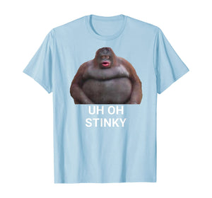 Uh Oh Stinky Poop Dank Memes Le Monke T-Shirt