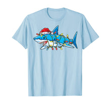 Load image into Gallery viewer, Funny shirts V-neck Tank top Hoodie sweatshirt usa uk au ca gifts for Santa Shark Christmas Lights Funny Boys Sharkmas Xmas Gifts T-Shirt 94867
