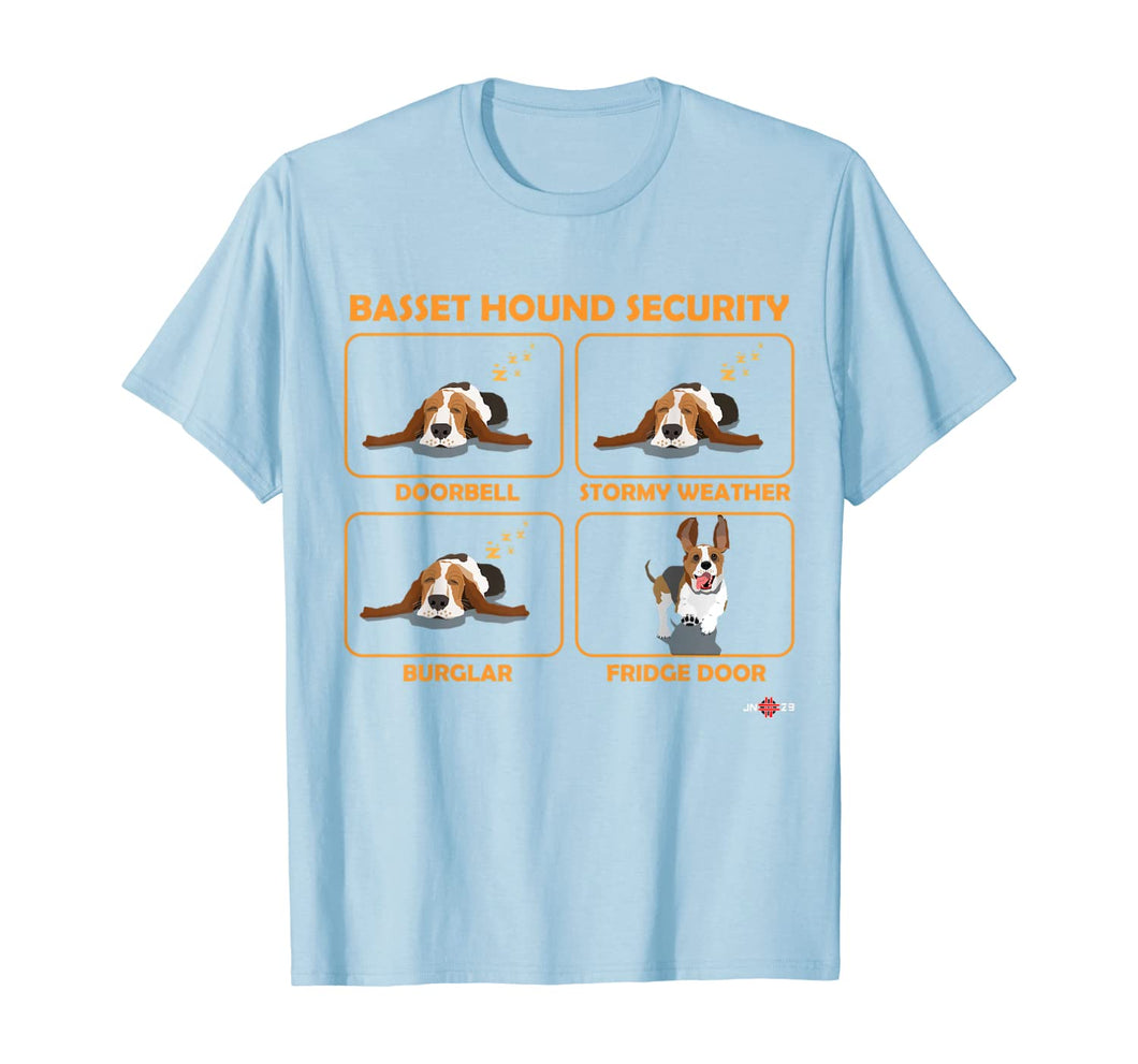 Funny Basset Hound T-shirt | Basset Hound Security 463730