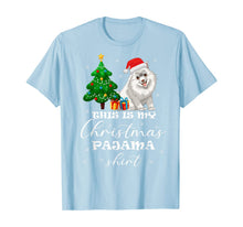 Load image into Gallery viewer, This is my Christmas Pajama Samoyed Costume Santa Hat gift T-Shirt
