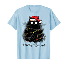 Load image into Gallery viewer, Funny shirts V-neck Tank top Hoodie sweatshirt usa uk au ca gifts for Merry Fluffmas Cats With Santa Hat Merry Christmas Gifts T-Shirt 240498

