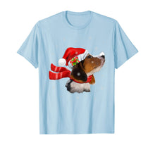 Load image into Gallery viewer, Funny shirts V-neck Tank top Hoodie sweatshirt usa uk au ca gifts for Christmas Beagle Santa Hat Dog Lover Gifts T-Shirt 724321
