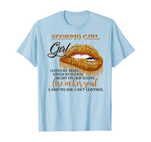 Load image into Gallery viewer, Scorpio Girl Hated by many Biting lips Tshirt Birthday Gifts 144317
