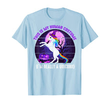 Load image into Gallery viewer, This is My Human Costume-Funny Unicorn Halloween  T-Shirt
