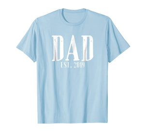 Promoted To Dad Daddy Est 2019 T-Shirt New Dad Gift