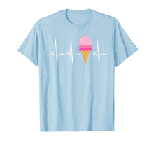 Load image into Gallery viewer, Funny shirts V-neck Tank top Hoodie sweatshirt usa uk au ca gifts for Ice Cream Shirt for Girls &amp; Women - Ice Cream Cone Heartbeat 1758849
