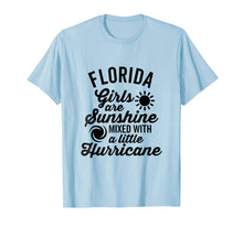 Load image into Gallery viewer, Funny shirts V-neck Tank top Hoodie sweatshirt usa uk au ca gifts for Florida Girls Are Sunshine and a Hurricane T-Shirt 1719241
