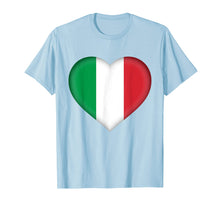 Load image into Gallery viewer, Funny shirts V-neck Tank top Hoodie sweatshirt usa uk au ca gifts for I Love Italy T-Shirt | Italian Flag Heart Outfit 356113
