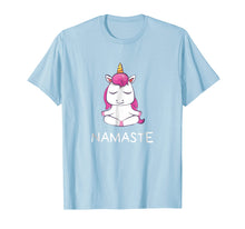 Load image into Gallery viewer, Funny shirts V-neck Tank top Hoodie sweatshirt usa uk au ca gifts for Cute Namaste Yoga Unicorn T-Shirt 1038395
