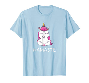 Funny shirts V-neck Tank top Hoodie sweatshirt usa uk au ca gifts for Cute Namaste Yoga Unicorn T-Shirt 1038395