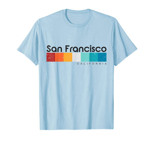 Funny shirts V-neck Tank top Hoodie sweatshirt usa uk au ca gifts for Vintage San Francisco California 1980s Retro Design T-shirt 1950084