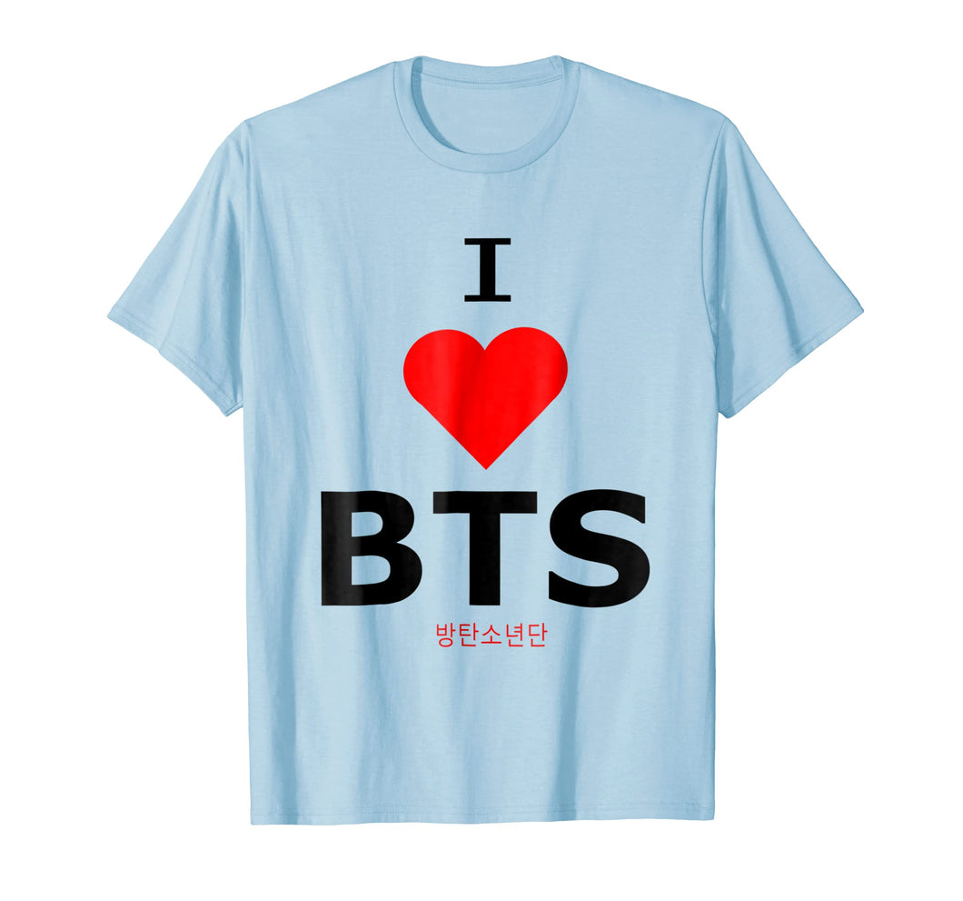 Funny shirts V-neck Tank top Hoodie sweatshirt usa uk au ca gifts for I LOVE BTS T SHIRT BOY BAND FAN SHIRT HEART T-SHIRT 2708667