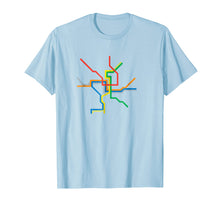 Load image into Gallery viewer, Funny shirts V-neck Tank top Hoodie sweatshirt usa uk au ca gifts for Washington DC Metro Map Shirt DC Subway Art Tee 1878017
