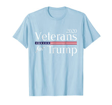 Load image into Gallery viewer, Veterans For Trump 2020 Shirt. Pro Trump Gop Shirt 833102

