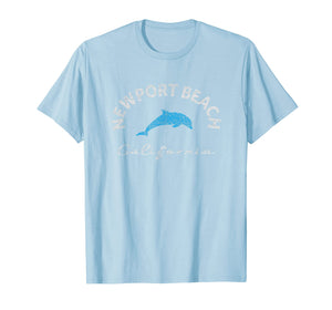 Funny shirts V-neck Tank top Hoodie sweatshirt usa uk au ca gifts for Vintage Newport Beach CA Dolphin T Shirt 2756254