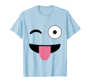 Funny shirts V-neck Tank top Hoodie sweatshirt usa uk au ca gifts for Emoji Face With Winking One Eye and Tongue Out Emoticon 1578429