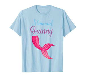 Funny shirts V-neck Tank top Hoodie sweatshirt usa uk au ca gifts for Mermaid Granny Mom T Shirt For Women T-Shirt Mothers Gift 