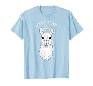 Funny shirts V-neck Tank top Hoodie sweatshirt usa uk au ca gifts for Illamanati | Funny Llama Illuminati T-Shirt 1687008