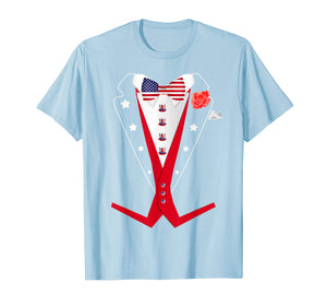 Funny shirts V-neck Tank top Hoodie sweatshirt usa uk au ca gifts for 4th of July Tuxedo TShirt American Patriotic Suit Boy Mens  T-Shirt 1121624