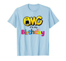 Load image into Gallery viewer, OMG Its My Birthday Emoji Shirt For Kids Women and Men
