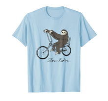 Load image into Gallery viewer, Funny shirts V-neck Tank top Hoodie sweatshirt usa uk au ca gifts for Slow Rider Sloth T-shirt Sloth Biking Shirt Funny Sloth Tee 257396
