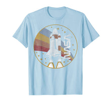 Load image into Gallery viewer, NASA Shuttle Launch With Rainbow Graphic T-Shirt C1 82776
