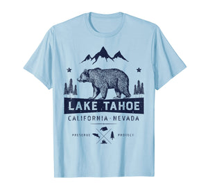 Funny shirts V-neck Tank top Hoodie sweatshirt usa uk au ca gifts for Lake Tahoe T Shirt California Nevada Vintage Bear Men Women 1158709