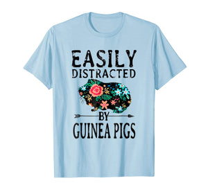 Funny shirts V-neck Tank top Hoodie sweatshirt usa uk au ca gifts for Easily distracted by guinea pigs tshirt 1771347