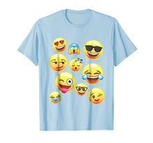 Load image into Gallery viewer, Funny Emoji Faces Shirt For Girls, Boys, Teens, Men &amp; Women
