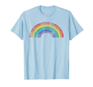 Rainbow Shirt Vintage Retro 80's Style Gay Pride Gift