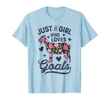 Load image into Gallery viewer, Funny shirts V-neck Tank top Hoodie sweatshirt usa uk au ca gifts for Just a Girl who Loves Goats T shirt Goat Farmer Farm Women 212002
