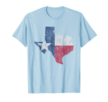 Load image into Gallery viewer, Retro Texas T-Shirt Flag Map Gift
