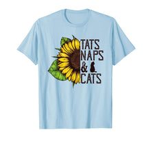 Load image into Gallery viewer, Funny shirts V-neck Tank top Hoodie sweatshirt usa uk au ca gifts for Sunflower Tats naps and cats Funny Graphic T-shirt 2203917
