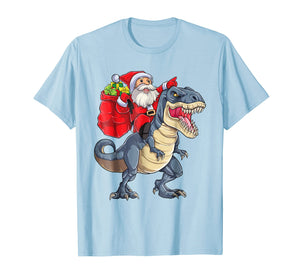 Funny shirts V-neck Tank top Hoodie sweatshirt usa uk au ca gifts for Dinosaur Christmas Shirt Boys Santa T rex Kids Xmas Gifts 1967522