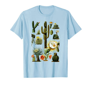 Funny shirts V-neck Tank top Hoodie sweatshirt usa uk au ca gifts for Vintage 70s Boho Botanical Cactus Print Retro Aesthetic Tee 1299966