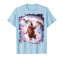 Load image into Gallery viewer, Funny shirts V-neck Tank top Hoodie sweatshirt usa uk au ca gifts for Laser Eyes Space Cat Riding Sloth, Llama - Rainbow T-Shirt 819252
