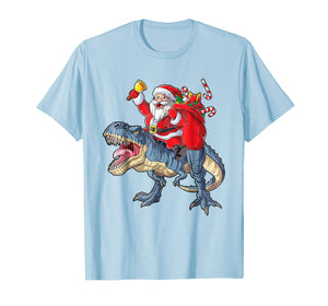 Funny shirts V-neck Tank top Hoodie sweatshirt usa uk au ca gifts for Dinosaur Christmas Shirt Boys Santa T rex Kids Xmas Gifts 1912765