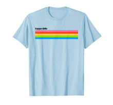 Load image into Gallery viewer, KD Kay Dee Rainbow Camera Stripes Logo T-Shirt-879632
