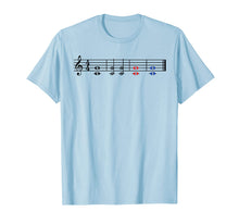 Load image into Gallery viewer, One Fifth Two Fifth Red Fifth Blue Fifth Music Teacher T-Shirt-1201202
