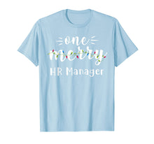 Load image into Gallery viewer, One Merry HR Manager Job Xmas Lights Christmas Gifts T-Shirt
