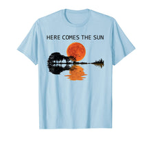 Load image into Gallery viewer, Here Comes The Sun Guitar Shadow Sunset T-Shirt 160083
