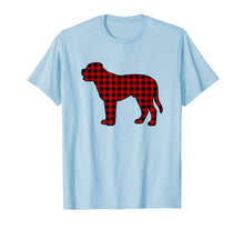 Load image into Gallery viewer, Mastiff Christmas Decor Red Plaid Buffalo Dog Gifts Family T-Shirt-1503139
