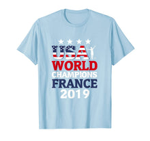 Load image into Gallery viewer, USA Women Soccer World Champions 2019 4 Stars Gift T-Shirt 132502
