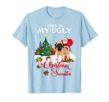 Load image into Gallery viewer, Santa Riding English Mastiff This Is My Ugly Christmas T-Shirt
