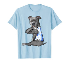 Load image into Gallery viewer, Women Gifts Pit bull Dog Tattoo I Love Mom TShirt205449
