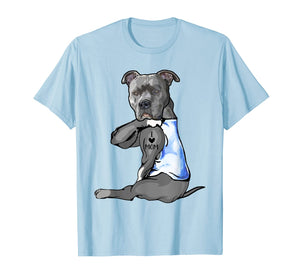Women Gifts Pit bull Dog Tattoo I Love Mom TShirt205449