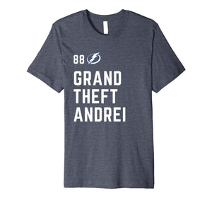 Funny shirts V-neck Tank top Hoodie sweatshirt usa uk au ca gifts for Hockey Grand Theft Andrei Vasilevskiy Tee Shirt Tampa Bay 362103