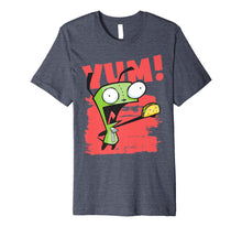 Load image into Gallery viewer, Funny shirts V-neck Tank top Hoodie sweatshirt usa uk au ca gifts for Invader Zim Gir Screaming Yum! Taco Portrait Premium T-Shirt 3334201
